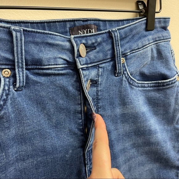 Nydj Marilyn Straight Ankle Jeans 6 - Picture 3 of 8
